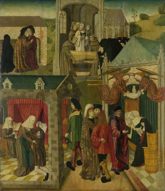 匈牙利圣伊丽莎白在马尔堡照顾病人，圣伊丽莎白之死