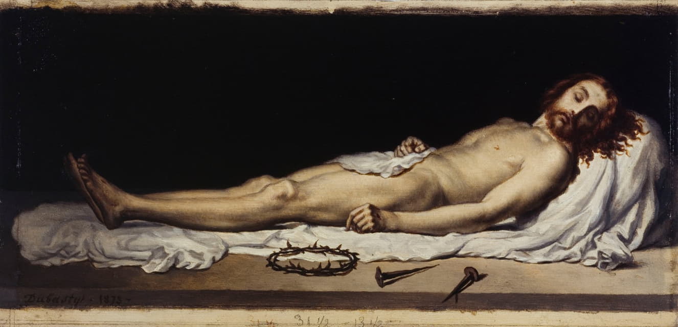 Adolphe-Henri Dubasty - Le Christ mort