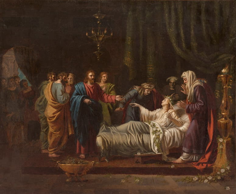 Jean Vignaud - Jésus ressuscitant la fille de Jaïre
