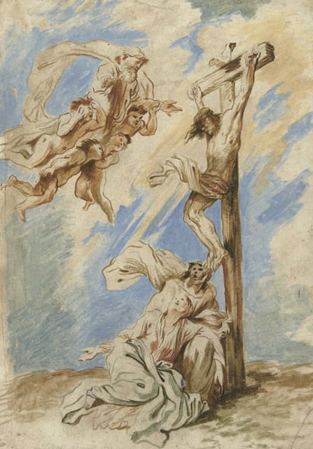 Giovanni Benedetto Castiglione - Christ on the Cross