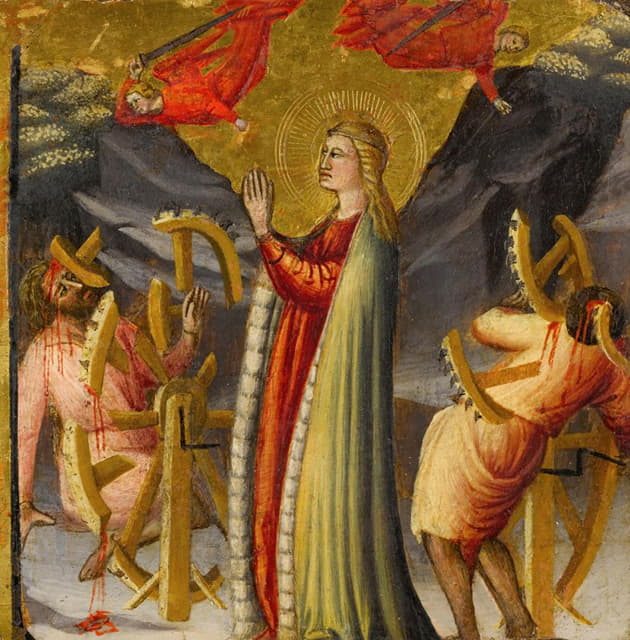 Arcangelo di Cola da Camerino - Martyrdom of St. Catherine