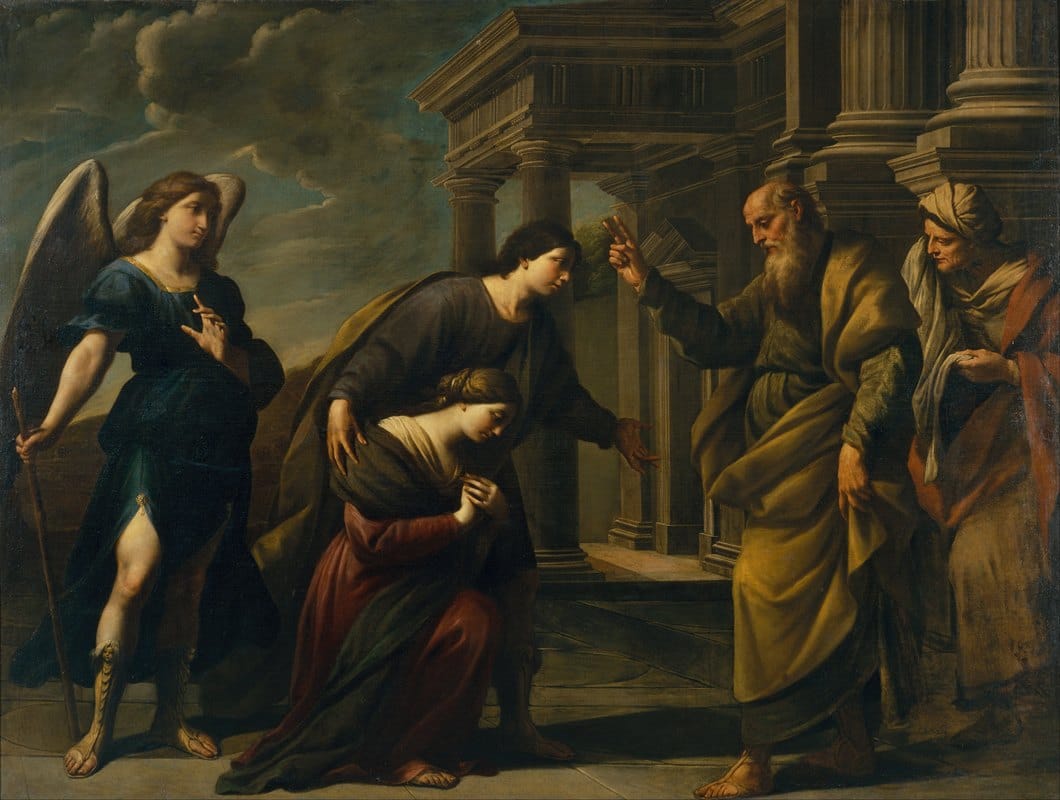 Andrea Vaccaro - Raguel’s Blessing of her Daughter Sarah before Leaving Ecbatana with Tobias