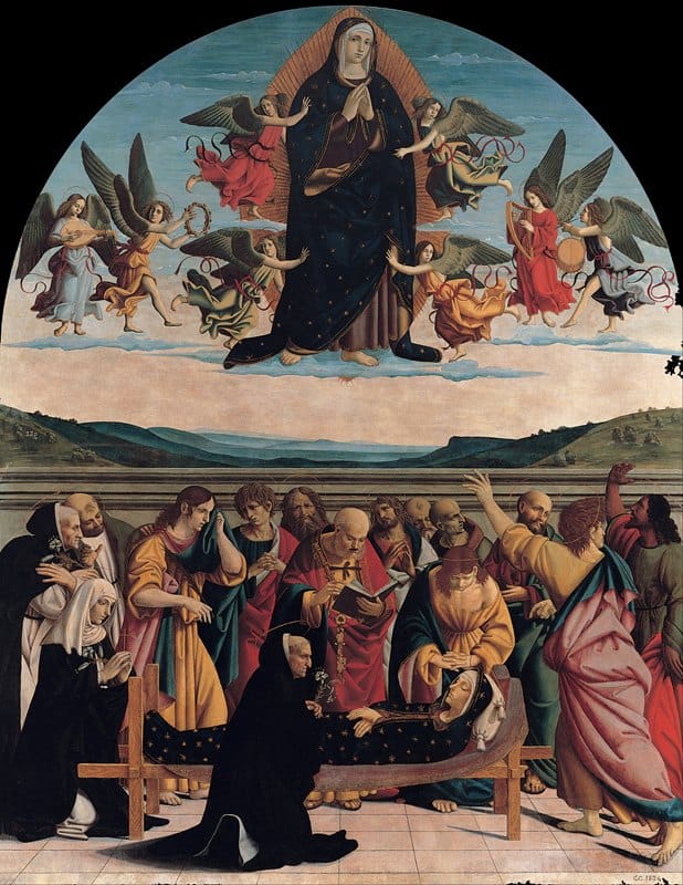 Cola dell'Amatrice - Death and Assumption of Mary