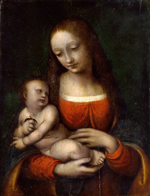 Giampietrino (Giovanni Pietro Rizzoli) - The Virgin and Child Icosidodecahedron