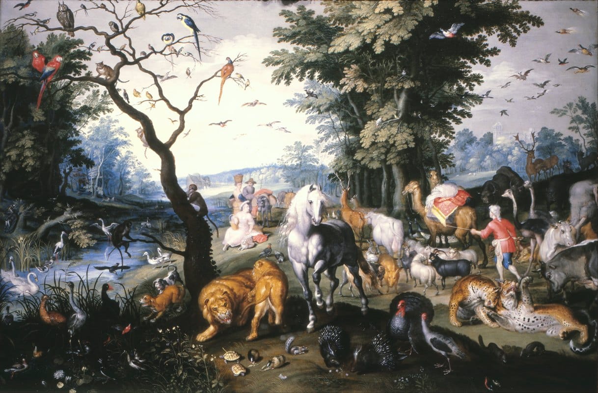Jan Brueghel the Younger - The animals entering Noah`s Ark