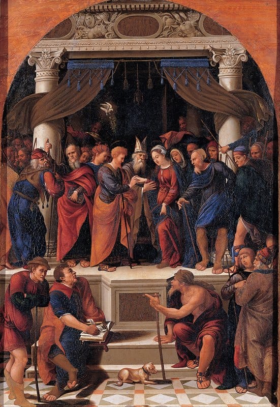 Maestro dei dodici apostoli - The Marriage of the Virgin