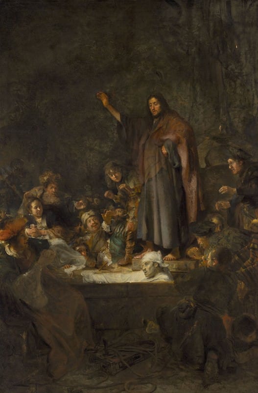 Carel Fabritius - Raising of Lazarus (John 11-41-44)