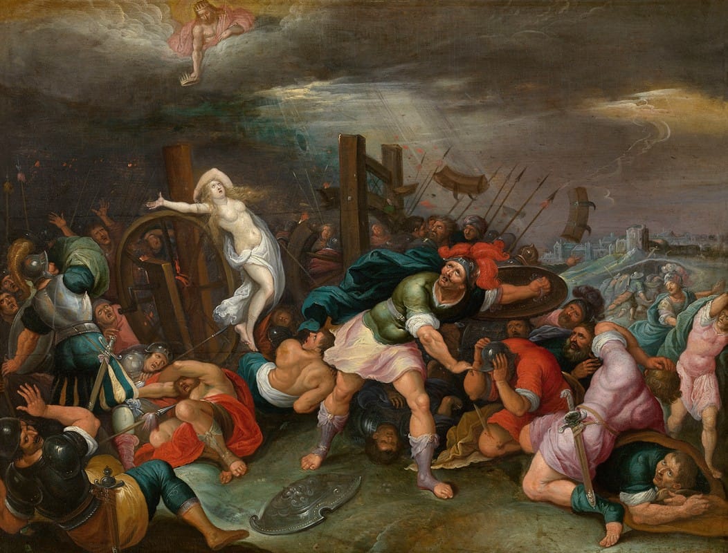 Hieronymus Francken II - The Martyrdom of Saint Catherine of Alexandria