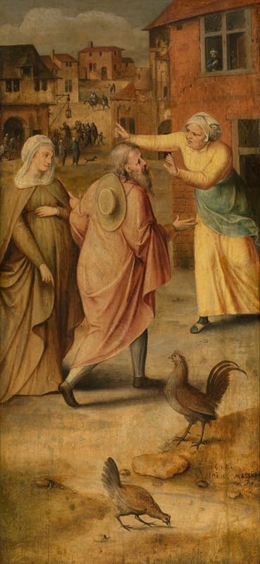 Jan Massijs - Mary and Joseph Find no Lodgings in Bethlehem
