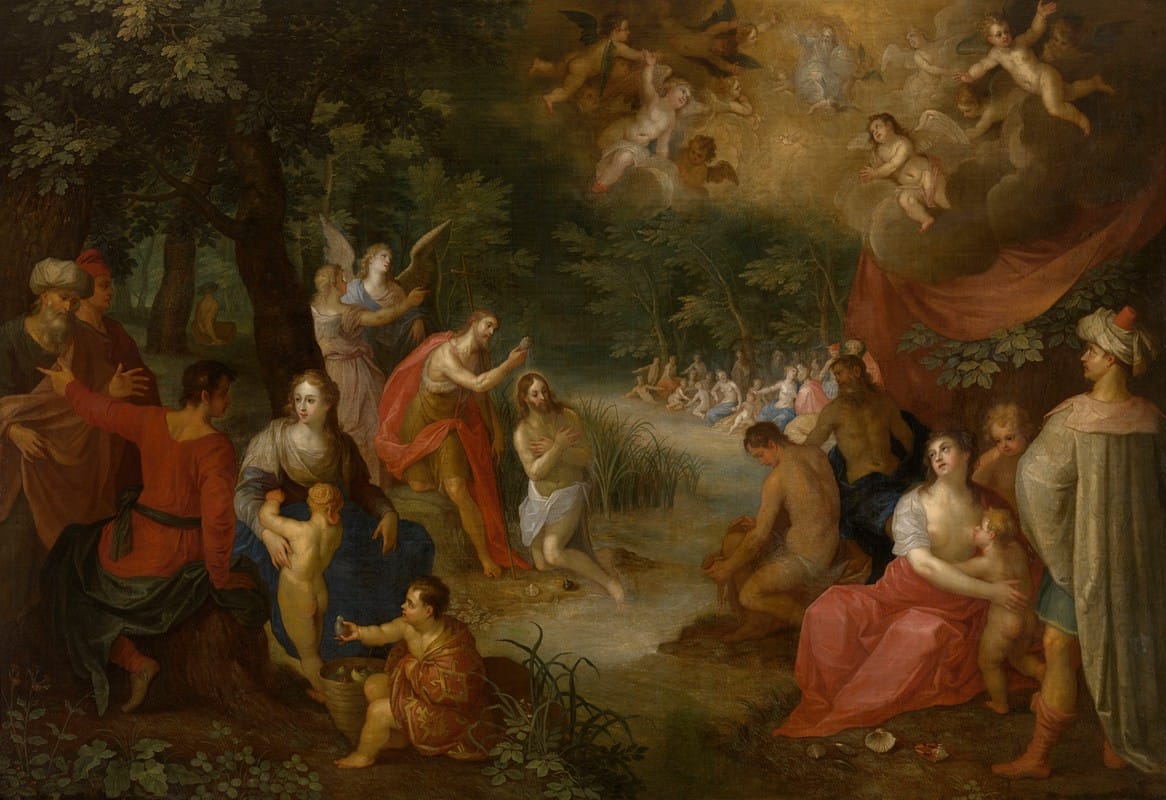 Jan van Balen - The Baptism of Christ