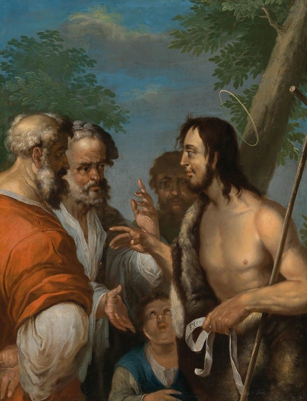 Johann Baptist Reis - The Preaching of Saint John the Baptist