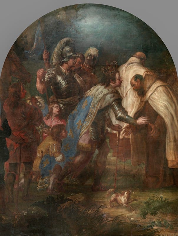 Lucas Franchoys the Younger - Saint Louis IX, King of France, Receives Pierre de Corbie
