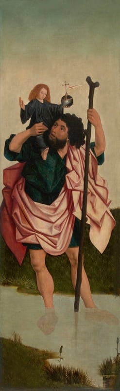 Master of the Antwerp Triptych of Maria - Saint Christopher