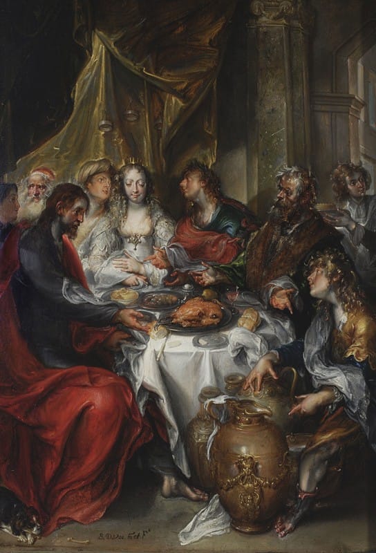 Simon de Vos - Feast at Cana (John 2-1-11)