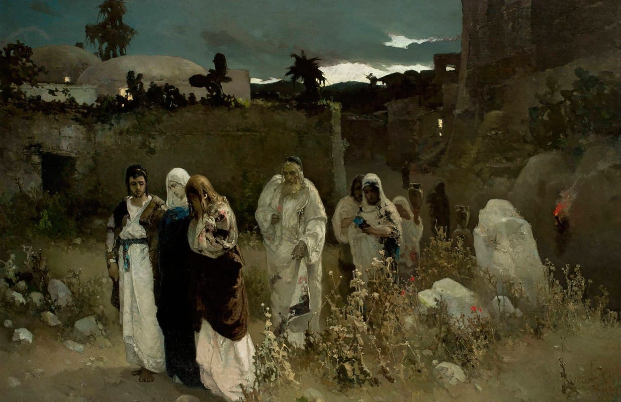 Wilhelm Kotarbiński - The Three Marys at the Tomb - 1879