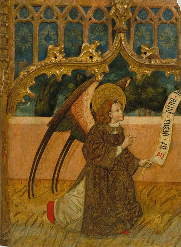 Anonymous - Archangel Gabriel from an Annunciation