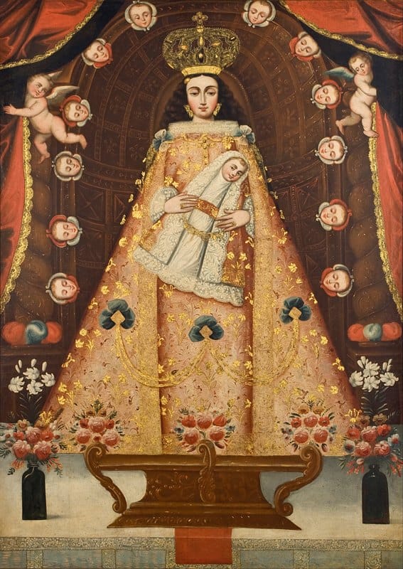 Cusco School - Virgin of Bethlehem