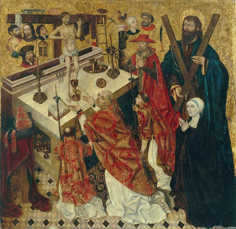 Diego de la Cruz - The Mass of Saint Gregory