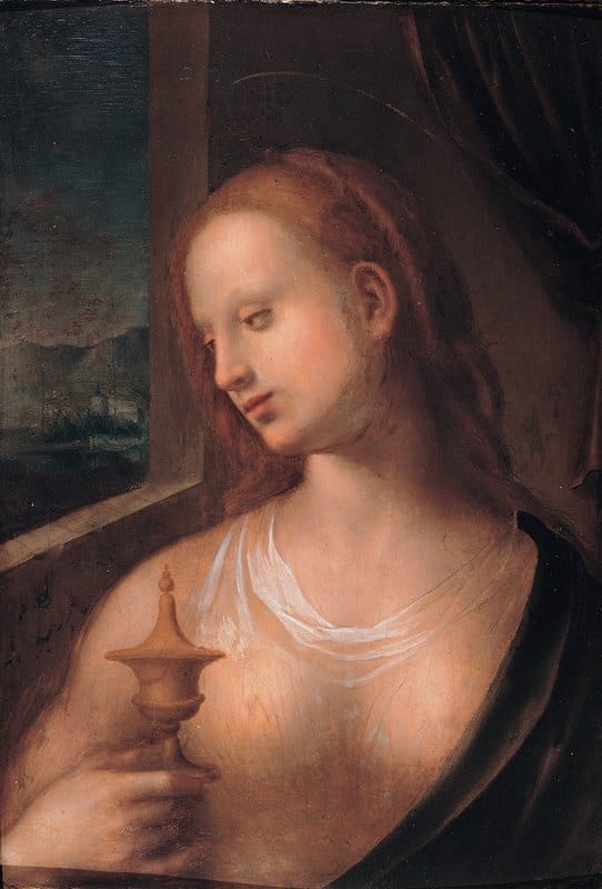 Domenico Puligo - Magdalene with the Jar of ointment