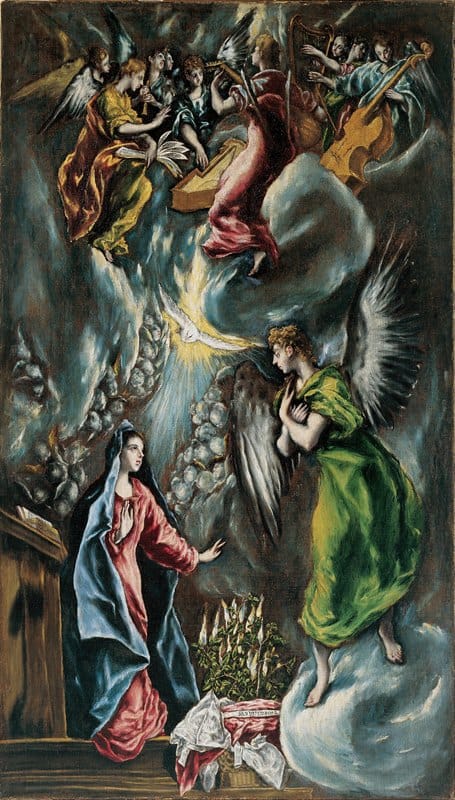El Greco (Domenikos Theotokopoulos) - The Annunciation