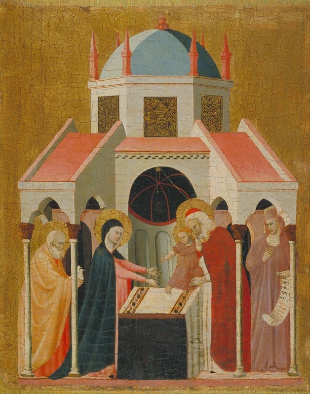 Master of the Cini Madonna - Presentation of Jesus at the Temple