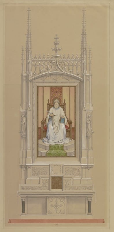 Eduard Von Steinle - Entwurf eines Bartholomäus-Altars für den Frankfurter Dom