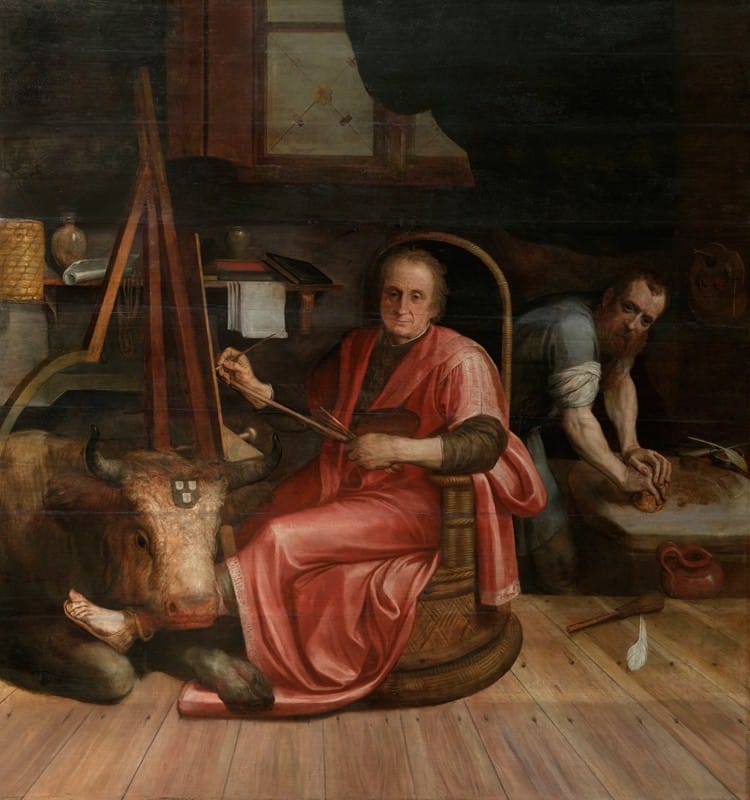 Frans Floris - Saint Luke