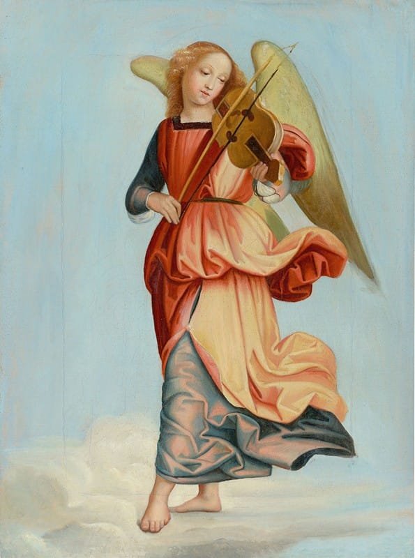 Franz Ittenbach - Music making angel (after Raffael)