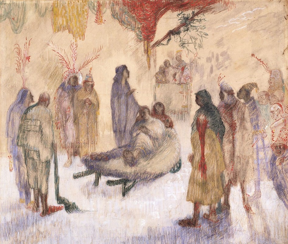 James Ensor - Christ with the Lame