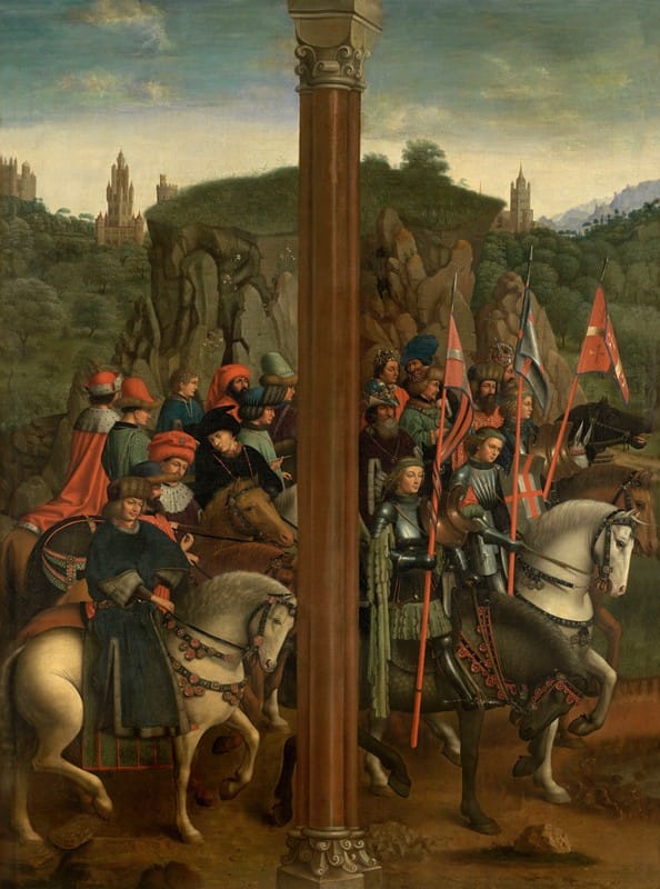 Jan van Eyck - The Knights of Christ and The Just Judges