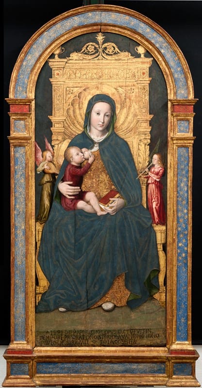 Ludovico Brea - The Madonna Enthroned