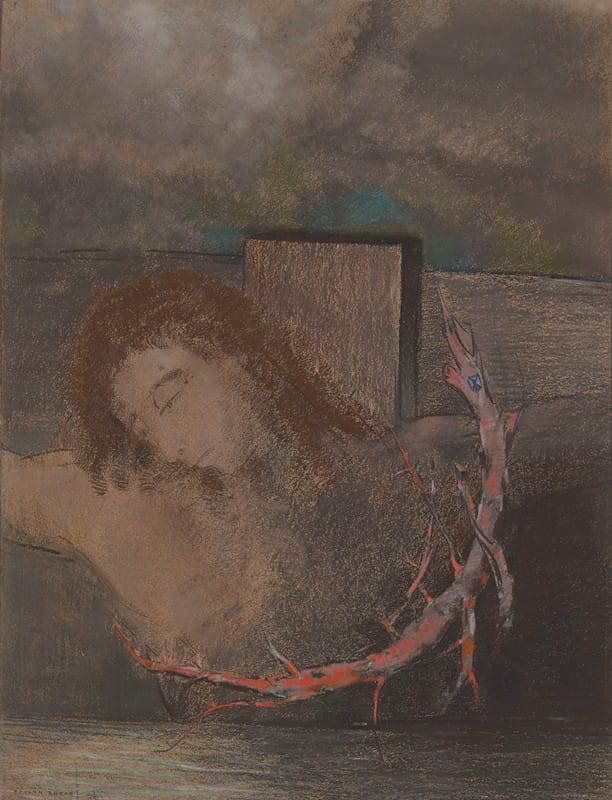 Odilon Redon - Christ Crucified