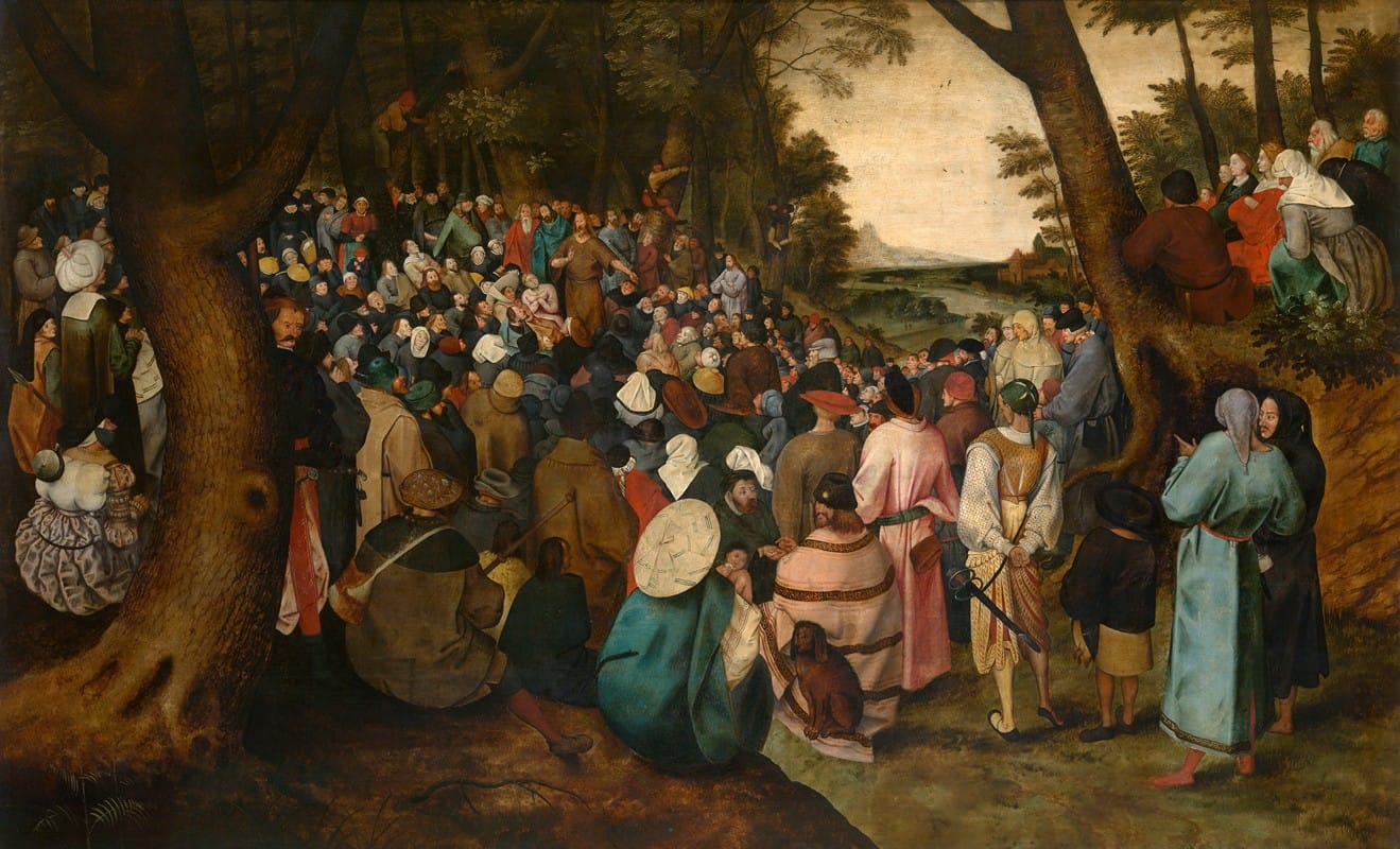 Pieter Brueghel The Younger - Saint John the Baptist Preaching