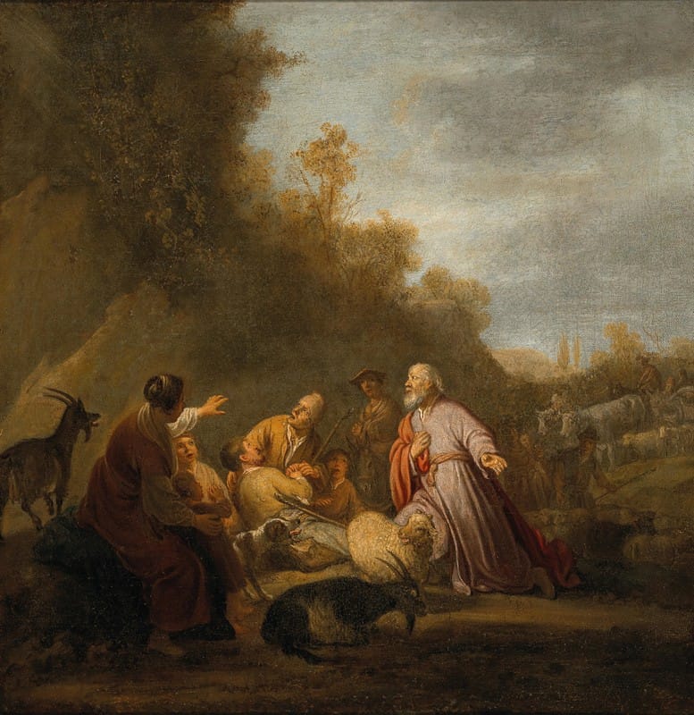 Claes Cornelisz. Moeyaert - God appearing to Abraham on his way to Sichem