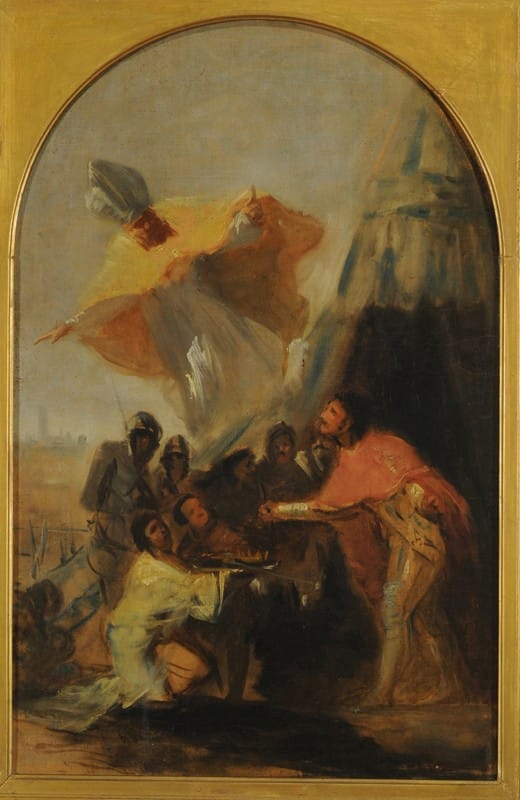 Francisco de Goya - Aparición de San Isidoro al Rey Fernando el Santo ante los muros de Sevilla