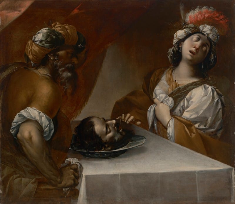 Giovanni Stefano Danedi - Herod and Herodias with the head of Saint John the Baptist