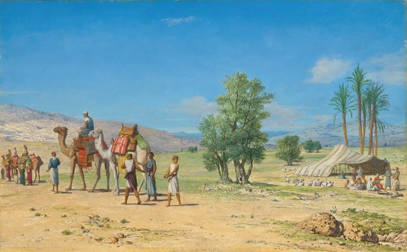 John Rogers Herbert - The Madian merchants taking Joseph to Egypt
