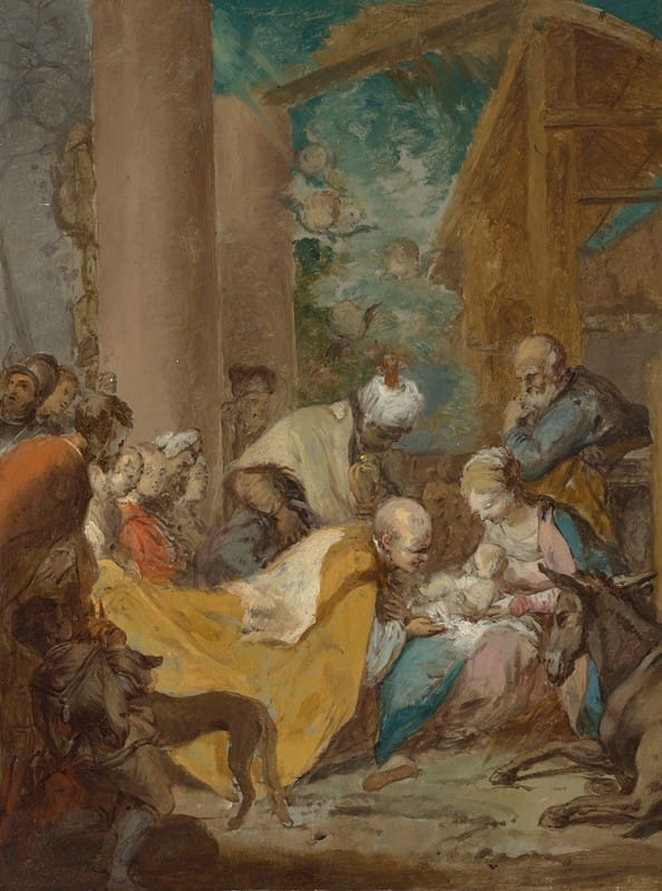 Nicolas Vleughels - The Adoration of the Magi