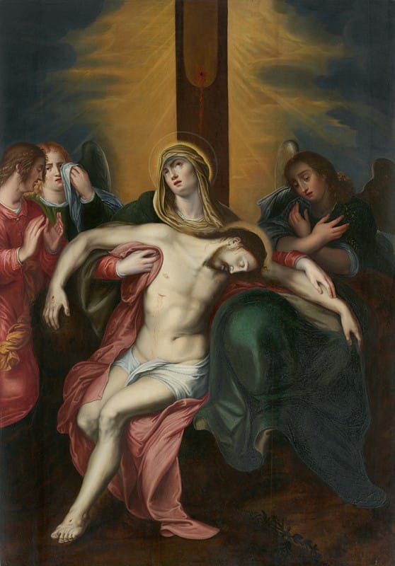 Otto van Veen - The Lamentation of Christ with Angels