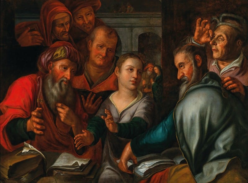 Pieter Wtewael - Christ among the Doctors