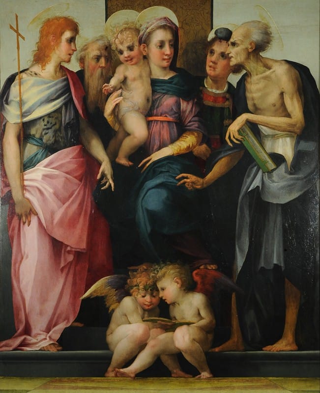 Rosso Fiorentino - Sacred conversation with musical angels