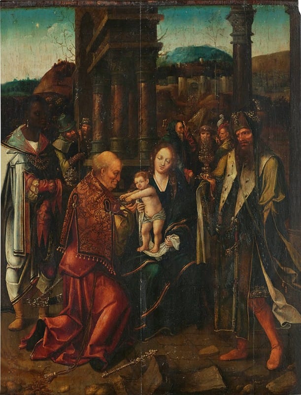 The Master Of The Antwerp Adoration - Adoration of the Magi