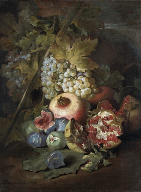 Abraham Brueghel - Stilleven met vruchten