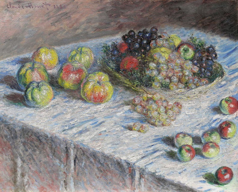 Claude Monet - Apples and Grapes