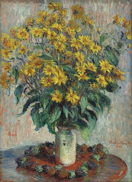 Claude Monet - Jerusalem Artichoke Flowers