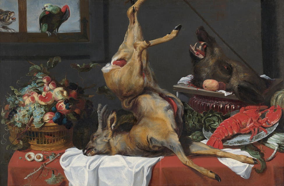 Frans Snyders - Still Life with a Dead Stag