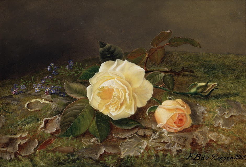 Frants Diderik Bøe - Yellow Roses