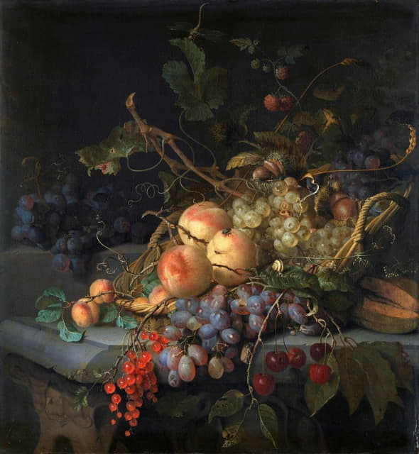 Jacob van Walscapelle - Still Life with Fruit