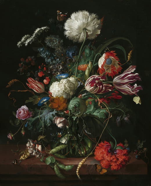 Jan Davidsz de Heem - Vase of Flowers