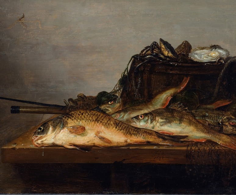 Jan Dirven - Still Life with Fish